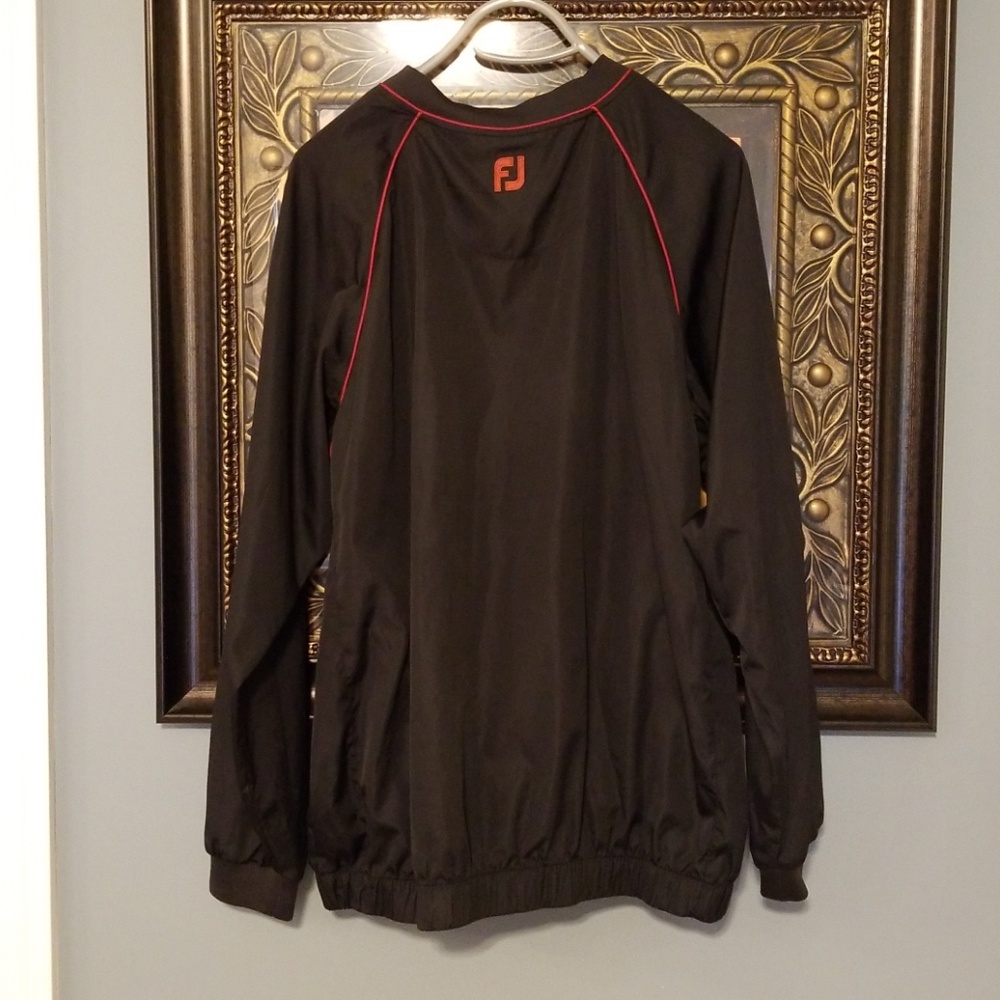 Footjoy V Neck Poly Pullover Rain Jacket G228:7:91 - image 3